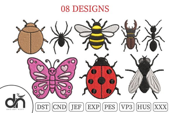 9 Cute Tiny Insects Embroidery Bundle Review