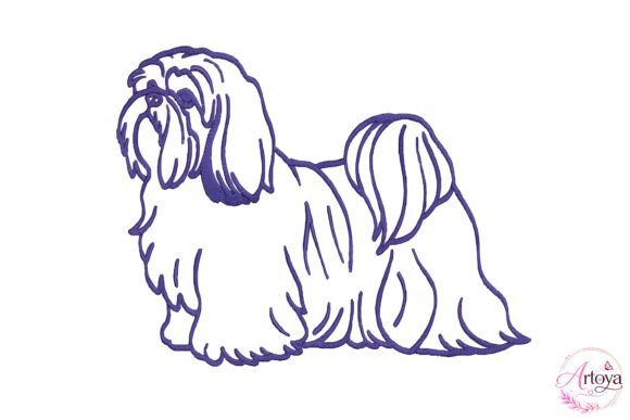 Afghan Hound Embroidery Design Review