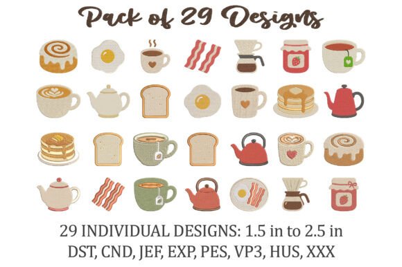 Cozy Breakfast Mini Embroidery Bundle Review