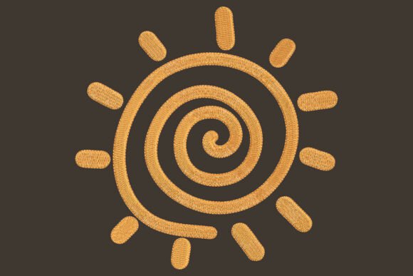 Cute Boho Sun Embroidery Design Review