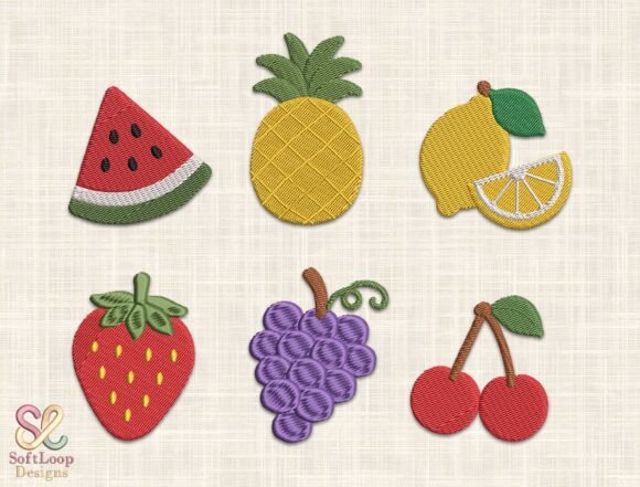 Cute Fruit Embroidery Design Bundle Review