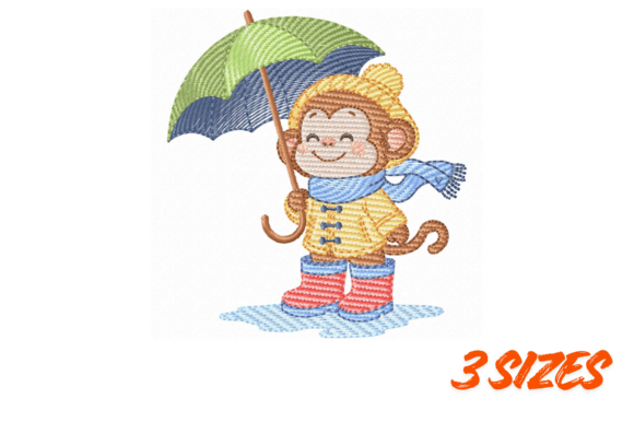 Cute Monkey Umbroidery File: A Designer’s Review for Boutique Apparel