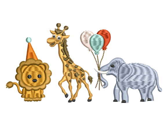 Cute Safari Birthday Embroidery: A Seasonal Design Review