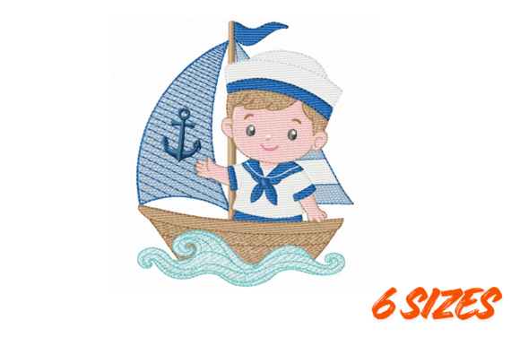Cute Sailor Boy Embroidery Design Review for Gift Makers