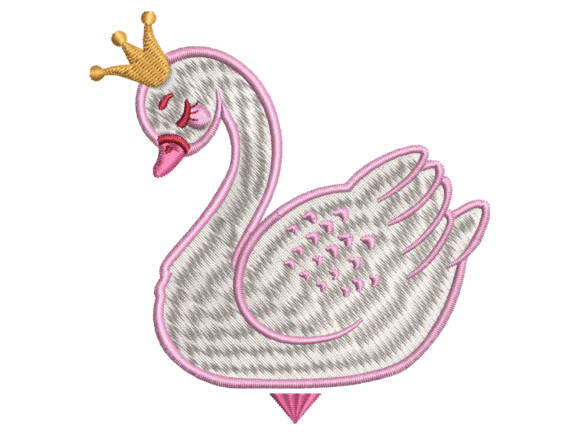 Elegant Crown Swan Embroidery Review for Etsy Sellers