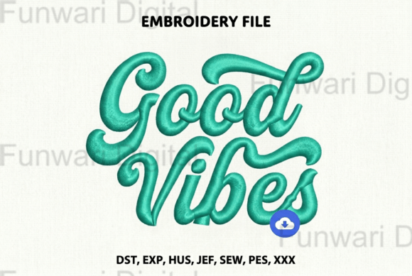 Good Vibes Cursive Machine Embroidery Review