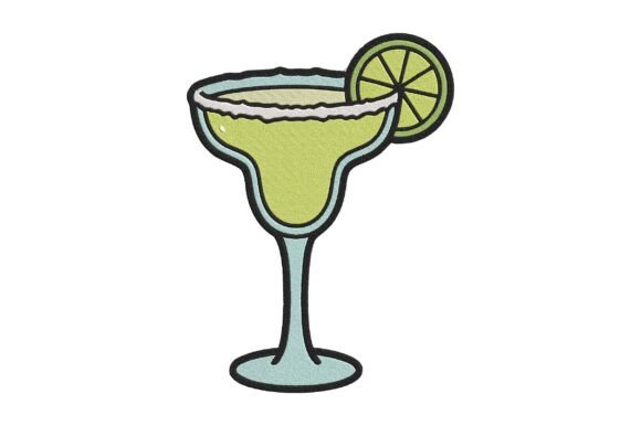 Margarita Cocktail Embroidery Design: A Summer Craft Fair Standout