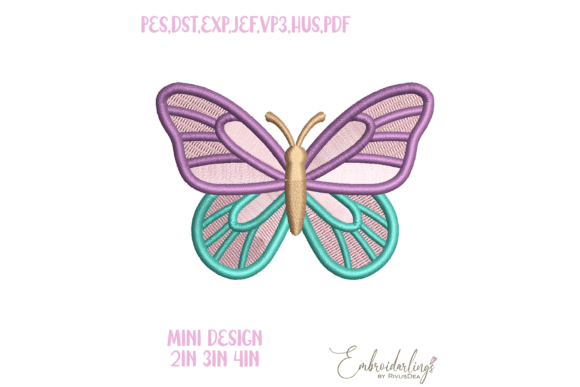 Mini Butterfly Embroidery Design Review for Boutique Sweatshirts