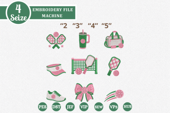 Mini Pickleball Embroidery Design Bundle Review