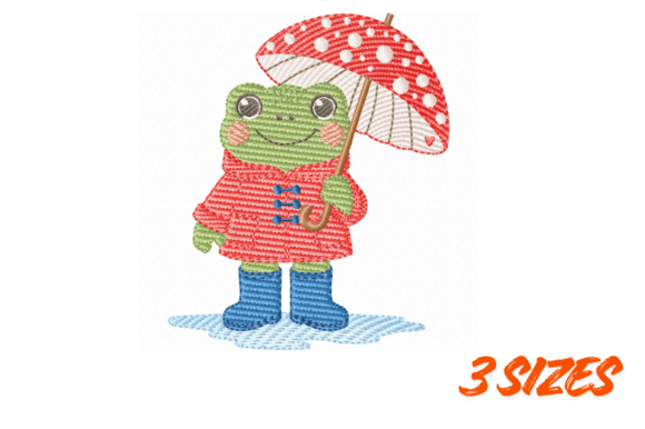 Review: Rain Frog Embroidery Design for Boutique Apparel