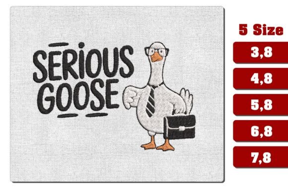 Serious Goose Business Embroidery File Review