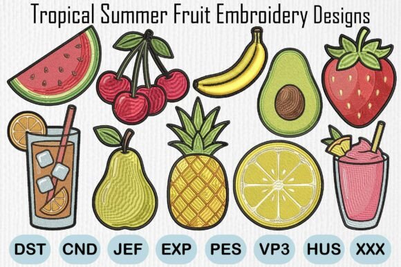 Tropical Summer Fruit Embroidery Designs: A Designer’s Honest Review