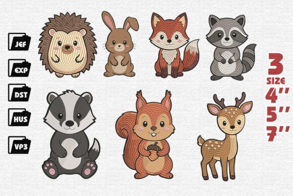 Woodland Animals Embroidery Bundle Review